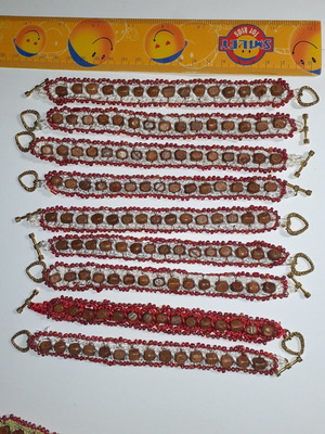 Handmade bracelets pack of 66, multicolor