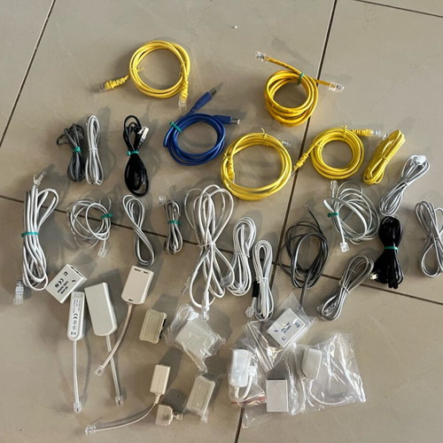 Network cables and splitters like new