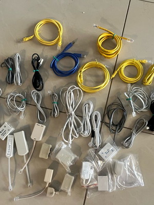 Network cables and splitters like new
