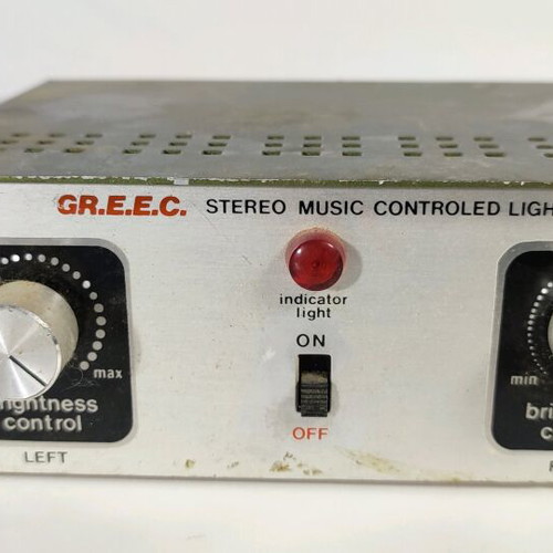 Analog light controller used, old triple socket