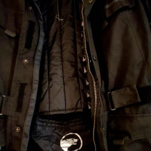 Bering motorcycle jacket size M used with protective armor