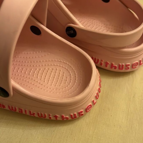 Children's flip-flops B&S used, size 34, pink