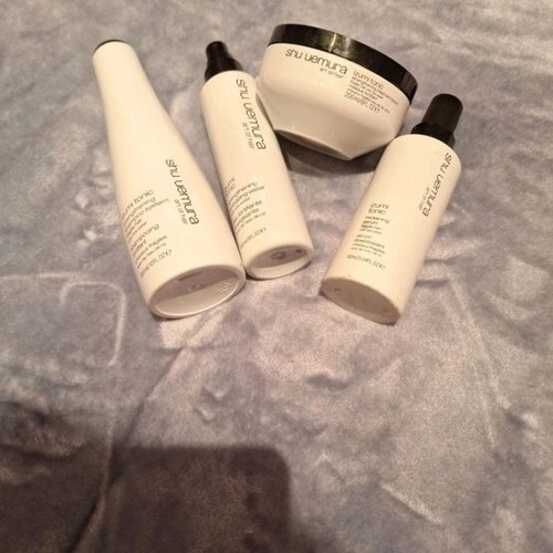 Shu Uemura Izumi Tonic set shampoo, serum, water, masque like new