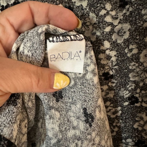 Badila summer skirt size M, like new, white and gray