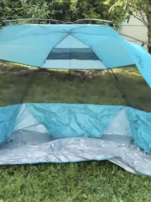 Beach Tent Semi-Dome for 3 People like new