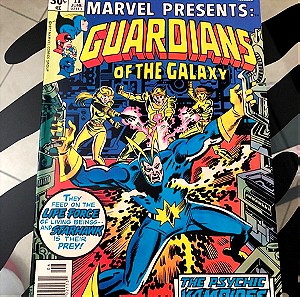 GUARDIANS OF THE GALAXY in MARVEL PRESENTS 11 VF/NM 1st print 1977 MARVEL COMICS VINTAGE STARHAWK