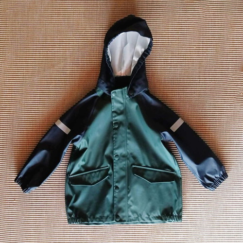 H&M Waterproof Kids Jacket Like New EUR 98-104 Green Black