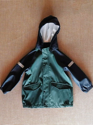 H&M Waterproof Kids Jacket Like New EUR 98-104 Green Black