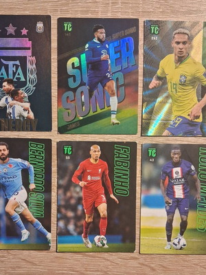 Panini Top Class 2023 trading cards used, 31 different pieces