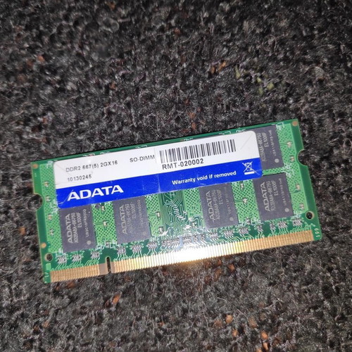 ADATA 2GB DDR2 667MHz SO-DIMM laptop RAM like new