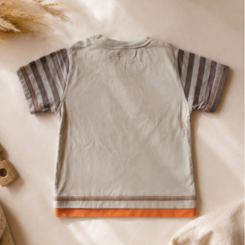 Sprider baby boy t-shirt 6 months light brown like new