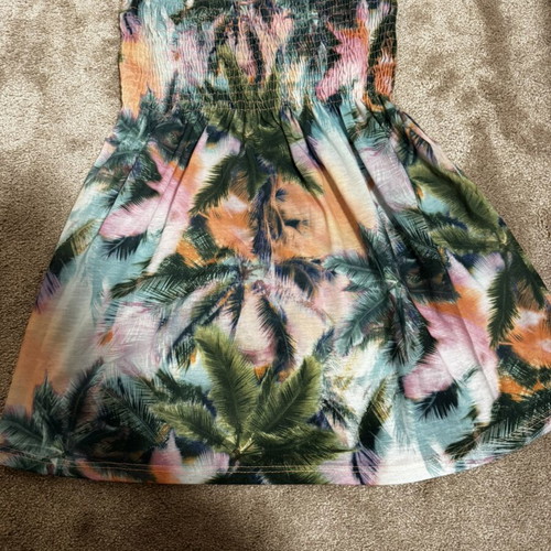 Pimkie women's bustier with tropical print like new
