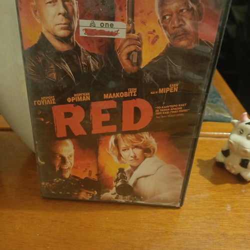 Red DVD like new, adventure with subtitles