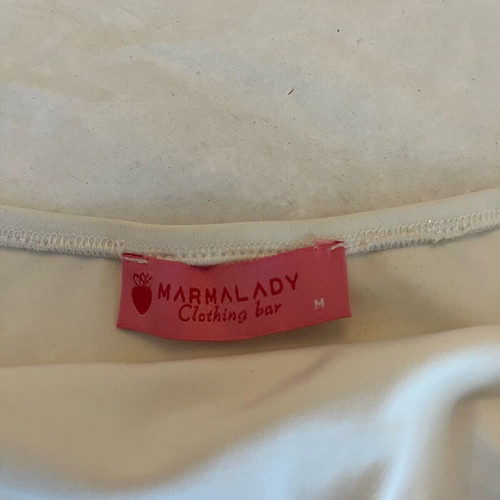Strapless white bustier top size S like new
