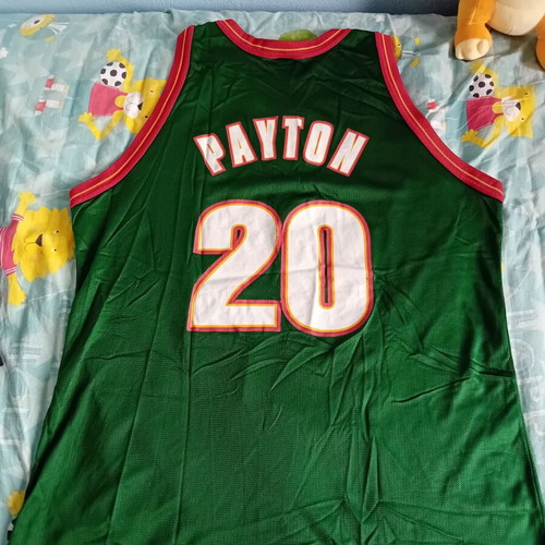 Nba Seattle Supersonics Gary Payton Champion USA Jersey used, size XL