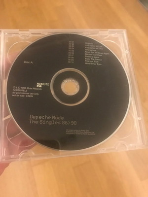 Depeche Mode The Singles 86-98 double CD used, promo