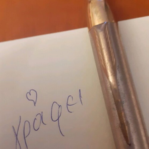 Collectible Parker silver pen used, very heavy