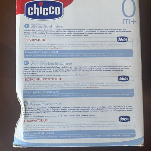 Chicco feeding bottle warmer with baby food jar support