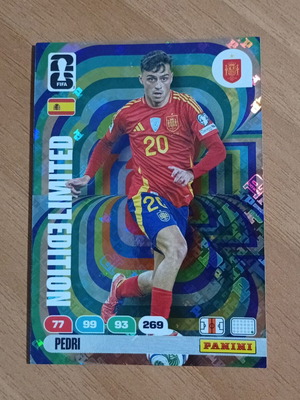 Panini World Cup 2026 Adrenalyn XL Limited Edition Hologram Pedri μικρό μέγεθος σαν καινούργιο