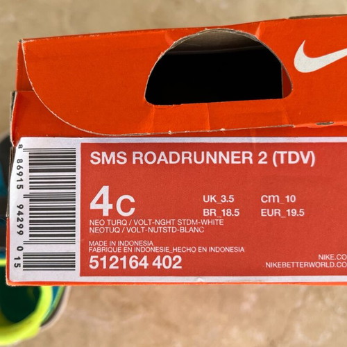Nike shoes for boy size 19.5 used