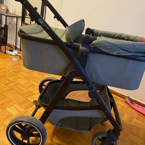 Fillkid stroller set with carrycot and egg, like new