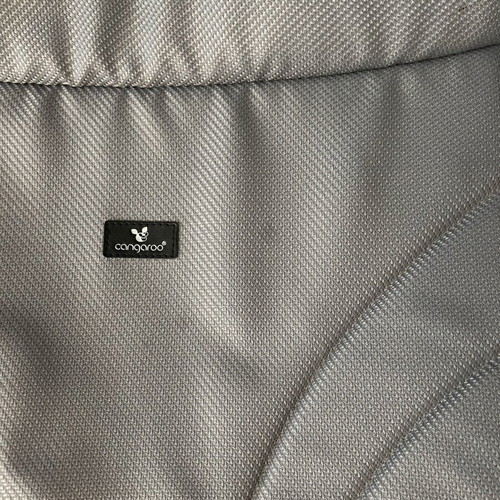 Port Bebe Cangaroo gray with stroller cover like new