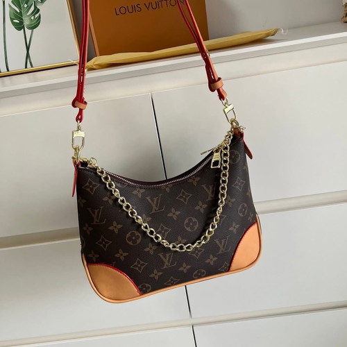 Louis Vuitton shoulder bag new, brown with dust bag