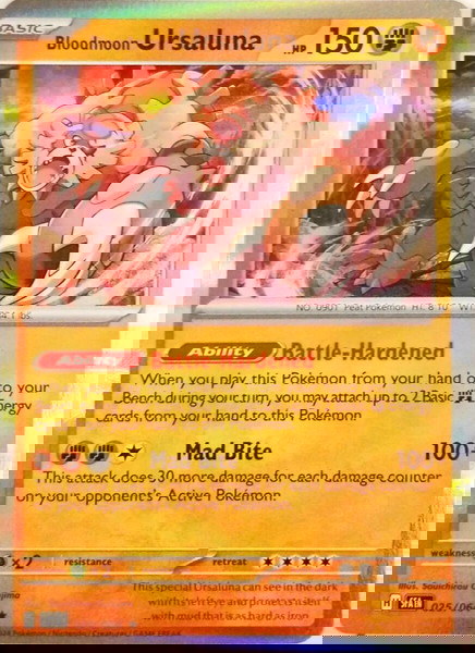 Bloodmoon Ursaluna 025/064 Shrouded Fable Holo