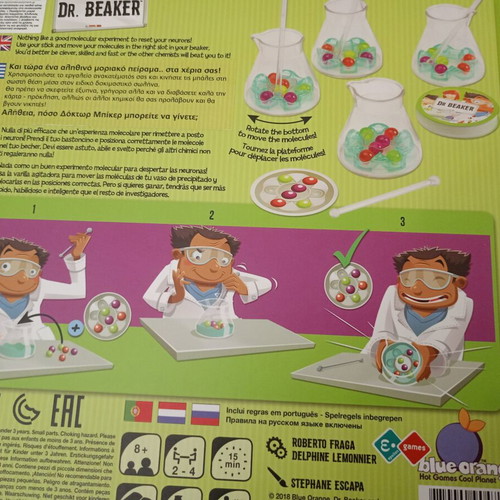 Dr. Beaker Board Game like new, educational family fun