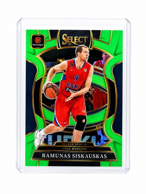 Ramunas Siskauskas Euroleague Select 2025-26 card CSKA Moscow like new