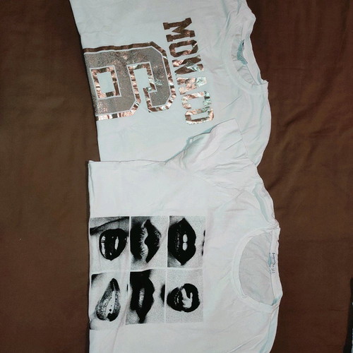 Blouses used, one large and one medium