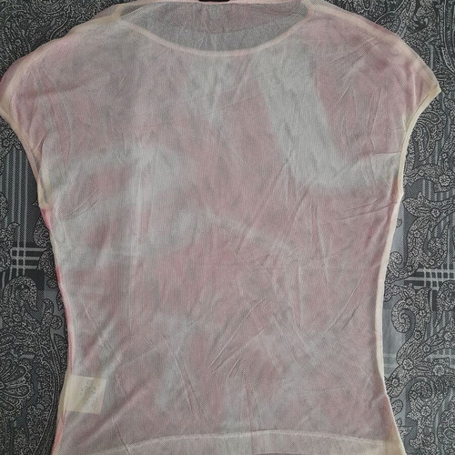 Exte blouse used see-through pink made in Italy