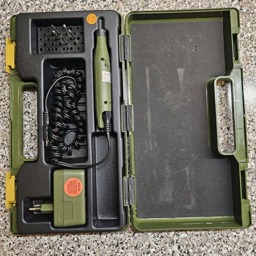 Rotary engraving multitool 12V GG 12+ used set with case