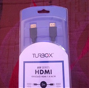 TURBO X ΚΑΛΩΔΙΟ HDMI 1.4.M/M