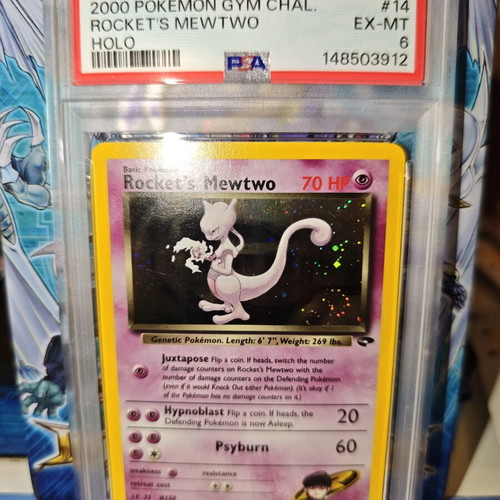 Rocket's Mewtwo GC 14 PSA 6 Pokemon card