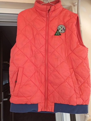 New Zealand vest used, orange, size L