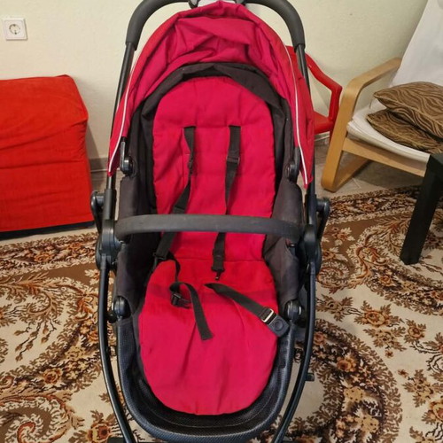 Graco stroller three-in-one used with carrycot and bassinet