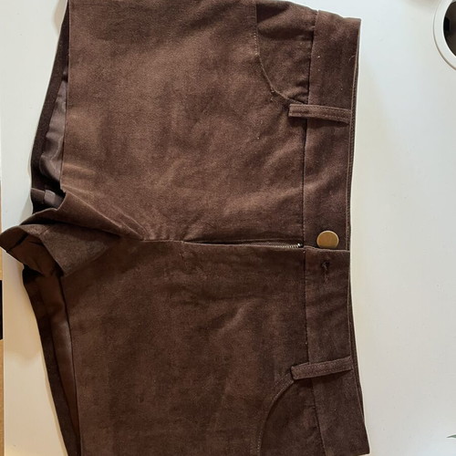Zara brown suede shorts new, size S 36 8