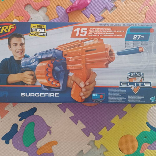 Nerf N-Strike Surgefire with 15 darts new in box