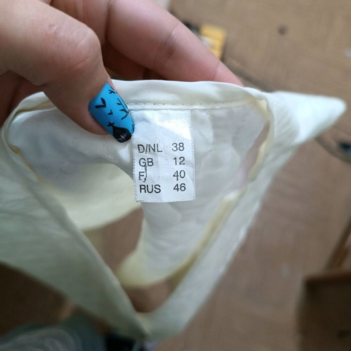 White thin vest new, size M-L