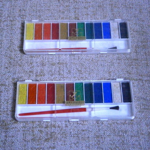 Atlantic Germany vintage water colours, new, pack of 2