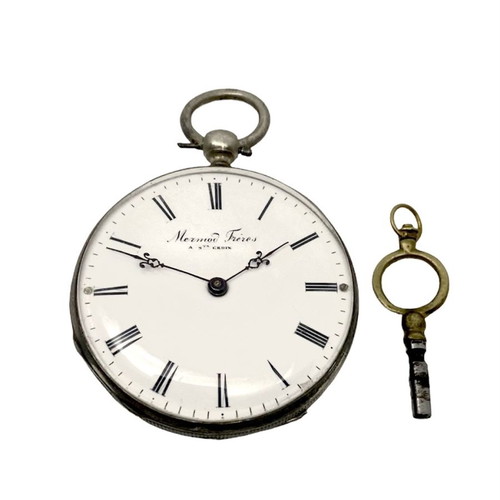 Mermod Freres Antique 1850 Pocket Watch Handmade, Rare