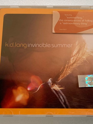 K. D. Lang Invincible Summer CD употребяван, рок