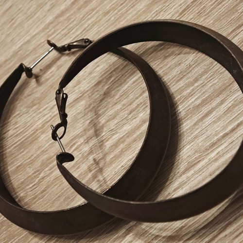 Vintage hoop earrings used