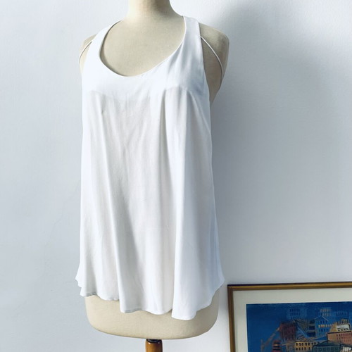 Asymmetric Top The Line Project white, new, size S