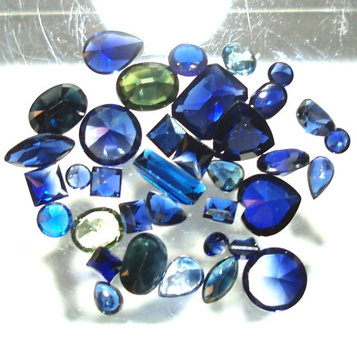 36 Sapphire Minerals new, various cuts and colors 23.05 ct