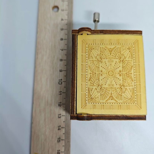 Dragon Ball Super music box like new, wooden with anime characters