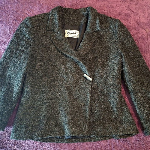 Badoo fashion luxury coat, size 6XL, grey