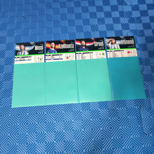 Panini Top Class Master Class Football Cards set of 4 like new
