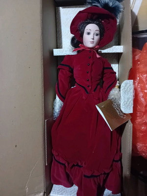 Franklin Heilroom porcelain doll from Gone with the Wind movie new